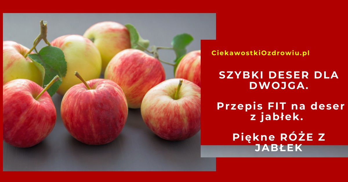 CiekawostkiOzdrowiu.pl-jabłka-deser-roze-z-jablek-przepis-domowy